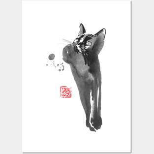 Relaxing Cat Posters and Art